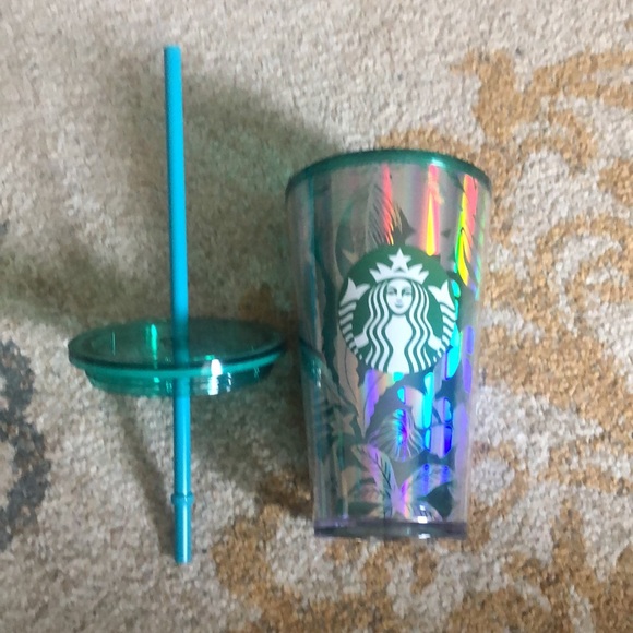 Starbucks tropical tumbler. 16oz - Picture 2 of 3
